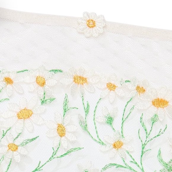 Victoria’s Secret dream angels Daisy chain embroidery thong panty - Picture 5 of 8